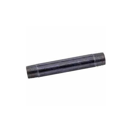 Anvil 1/2 x 3 Pipe Nipple, Black Steel, 150 PSI, Lead Free 0830015202